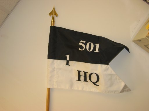 Staff and Pole with Guidon