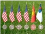 Grave Marker Stick Flags photo